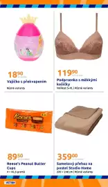 Action leták týden 36 Strana 20: Sametový přehoz na postel Studio Home €359,00, Podprsenka s měkkými košíčky €119,90