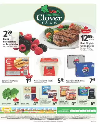 Clover Farm flyer (valid until 9-09)