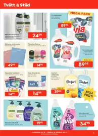Bo Ohlsson reklamblad Sida 11: Oral-B tandkräm €14,95, Pepsodent tandkräm €1.495,00