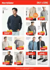 Bo Ohlsson reklamblad Sida 4: Jeansskjorta €399,95, Wyler tunnstickat halvzip €299,95