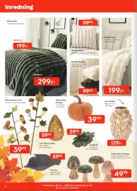 Bo Ohlsson reklamblad Sida 6: Kudde Bubble €99,95, Dekoration Svamp €49,95
