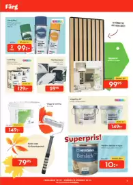 Bo Ohlsson reklamblad Sida 9: Landora väggfärg 07 €149,00, Protegat nitrilhandske €59,95