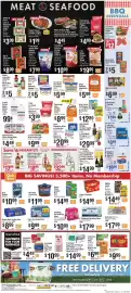 Smart & Final weekly ad Page 3: S. Pellegrino Sparkling Water €17,99, First Street jumbo raw shrimp €7,99