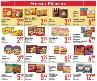 Strack & Van Til weekly ad Page 4: Home Run Inn 6 Inch Pizza €3,99, Raybern's Sandwiches €5,99