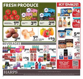 Harp's Market weekly ad week 36 Page 12: Best Choice Red or Gold Potatoes €3,98, Gatorade €6,99