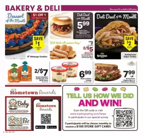 Harp's Market weekly ad week 36 Page 4: Kretschmar Virginia Ham or American Cheese €7,99, Reser's Select Salads €6,99