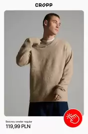 Cropp gazetka tydzień 36 Strona 3: Beżowy sweter regular Cropp €119,99