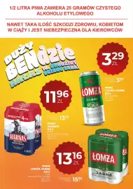 Duży Ben gazetka Strona 8: Piwo Łomża 4-pak €13,16, Piwo Łomża €3,29