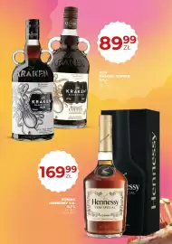 Duży Ben gazetka Strona 23: Koniak Hennessy V.S €169,99, Rum Kraken €89,99