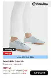 Eobuwie gazetka Strona 2: Sneakersy niebieskie Beverly Hills Polo Club €135,99