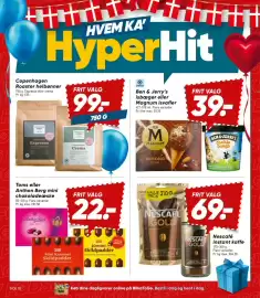 Bilka tilbudsavis uge 36 Side 10: Toms eller Anthon Berg mini chokoladeæske €22,00, Nescafé instant kaffe €69,00