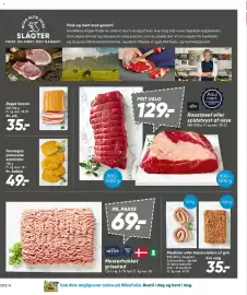 Bilka tilbudsavis uge 36 Side 14: Ludvig Roastbeef eller spidsbryst af okse €129,00, Røget bacon €35,00