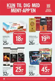 MENY tilbudsavis uge 36 Side 11: LINDT EXCELLENCE €32,00, NEOPHOS OPVASKETABS €55,00
