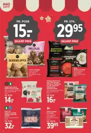 MENY tilbudsavis uge 36 Side 19: GRØN BALANCE ØKOLOGISKE BÆR €14,00, GESTUS EKSTRA STORE GRØNLANDSKE REJER €32,00