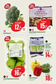 Min Købmand tilbudsavis uge 36 Side 2: Dansk Broccoli €12,00, Gestus Mini Romaine Hjertesalat €14,00