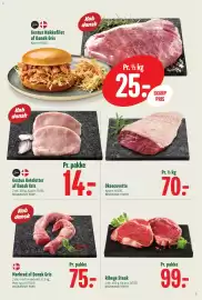 Min Købmand tilbudsavis uge 36 Side 5: Gestus Nakkefilet af Dansk Gris €25,00, Ribeye Steak €99,00