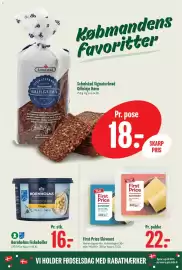Min Købmand tilbudsavis uge 36 Side 9: First Price Skiveost €22,00, Schulstad Signaturbrød Gilleleje Havn €18,00