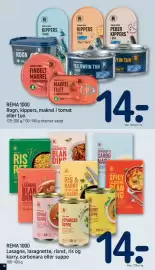 REMA 1000 tilbudsavis uge 37 Side 16: REMA 1000 Rogn, kippers, makrel i tomat eller tun €14,00