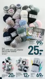 REMA 1000 tilbudsavis uge 37 Side 22: Garn €25,00, Bomuldsgarn €12,00