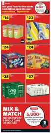 Real Canadian Liquorstore flyer Page 3: Pabst Blue Ribbon €23,00, SMIRNOFF CRUSH €14,00