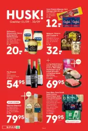 SPAR tilbudsavis uge 36 Side 2: Toms Pingvin Slikpose, Go’e Stænger eller Ga-Jol €12,00