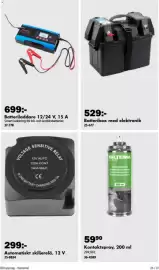 Biltema reklamblad Sida 12: Automatiskt skiljerelä, 12 V €299,00, Batteribox med elektronik €529,00