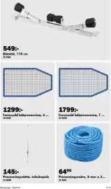 Biltema reklamblad Sida 21: Båtstöd €549,00, Presenningsstötta, teleskopisk €145,00