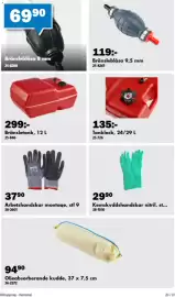 Biltema reklamblad Sida 3: Tanklock €135,00, Bränsletank €299,00