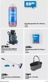 Biltema reklamblad Sida 7: Biltema pro cleaning €159,00, Biltema högtryckstvätt 2800 w €2.799,00