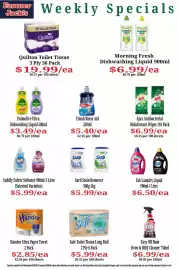 Farmer Jack's catalogue week 36 Page 19: Fab Laundry Liquid €6,50, Ajax Antibacterial Disinfectant Wipes €6,99