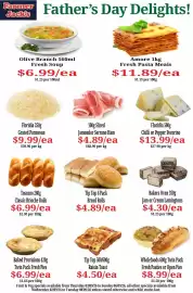 Farmer Jack's catalogue week 36 Page 3: Tip Top 6 Pack Bread Rolls €4,89, Bakers Oven Jam or Cream Lamingtons €4,30