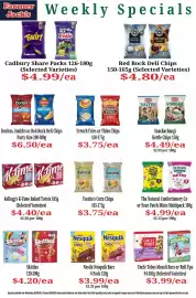 Farmer Jack's catalogue week 36 Page 9: Snackachangi Kettle Chips €4,49, Doritos, Smith's or Red Rock Deli Chips €6,50