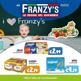 Volantino Franzy's Pagina 1: Plasmon Manzo con cereale €2,79, Nipiol biscotti €4,29