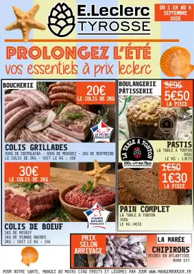 E.Leclerc | CATA TRAD RENTREE (valable jusqu'au 5-09)