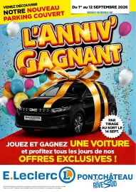 Catalogue E.Leclerc | L'ANNIV'GAGNANT page 1
