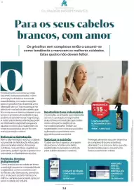 Folheto Auchan Página 34: Máscara phyto: violeta neutraliza amarelos €26,00, Champô klorane: centaureas azuis €18,90
