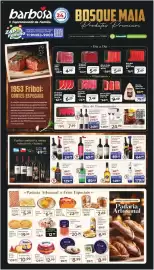 Tabloide Barbosa Supermercados Página 1: Vinho Chileno Concha Y Toro Reservado Tipos €24,99, Gin Tanqueray Dry €89,99
