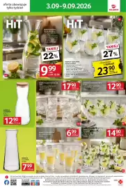 Selgros gazetka tydzień 36 Strona 10: Szkłanki Allegra €23,90, Karafta Friga €7,99