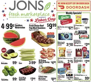 Jons International weekly ad week 36 Page 1: Fresh Pork Spareribs €2,99, Elote Corn €0,99