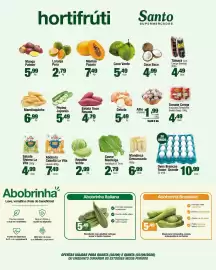Catálogo Santo Supermercados semana 36 Página 3: Abóbora Cabotia La Vita €7,49, Ovos Brancos Tonon Grande €10,99