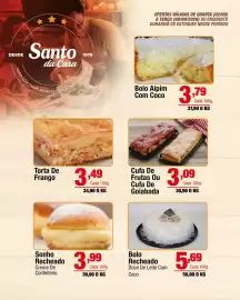 Catálogo Santo Supermercados semana 36 Página 5: Cufa de frutas ou cufa de goiabada €3,09, Torta De Frango €3,49