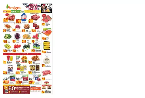 Amigos United weekly ad (valid until 8-09)