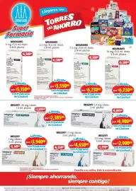Folleto Farmacias Guadalajara Página 1: Wegovy semaglutida €4.650,00, Mounjaro tirzepatida €6.730,00