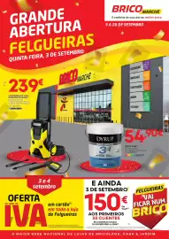 Folheto Bricomarché Página 1: Dyrup - tinta 3 em 1 €55,90, Karcher - lavadora de alta pressao k basic €239,00