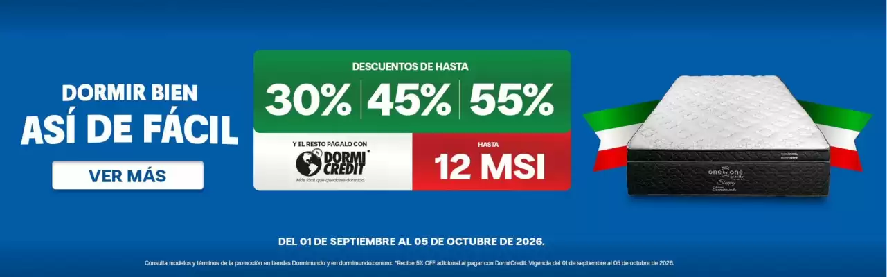 Dormimundo (válido hasta 5-10)