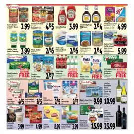 Hollywood Market weekly ad Page 2: Kraft shredded or chunk cheese €5,00, Utz Potato Chips €7,75