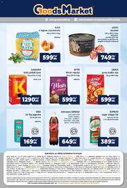 Goods Market akciós újság Oldal 4: Detki mesés nápolyi €599,00, Gusto készétel €749,00