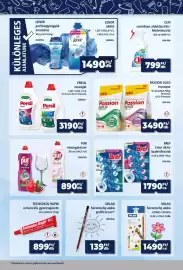 Goods Market akciós újság Oldal 2: Bref color aktiv toalettfrissítő €1.790,00, Pur mosogatószer €890,00
