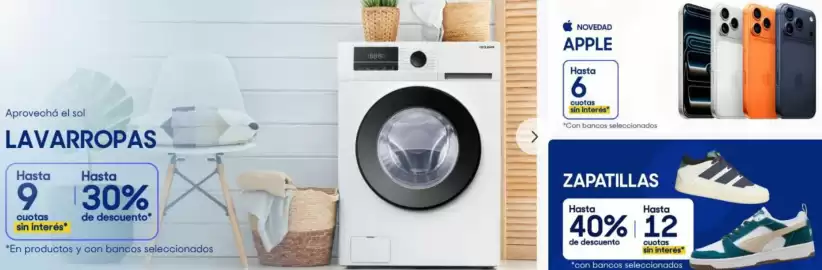Catálogo Coppel Página 1: El sol - lavarropas €30,00