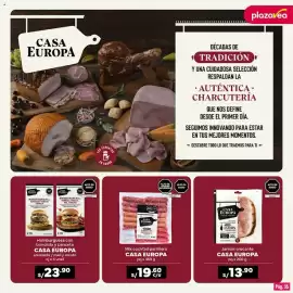 Catálogo Plaza Vea Página 35: Casa Europa mix cocktail parrillero €19,60, Casa Europa jamón crocante €13,90